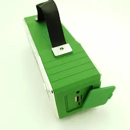 Бездротова акумуляторна колонка Bluetooth акустика FM MP3 AUX USB Hopestar A9 зелений - мініатюра 2