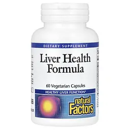 Поддержка печени и желчного Liver Health Formula 60 Capsules Natural Factors vit0005145