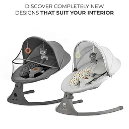 Крісло-гойдалка Kinderkraft Lumi 2 Light Grey (KBLUMI02LGR0000) - мініатюра 13