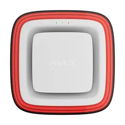 Бездротовий адресний пожежний оповіщувач світлозвуковий Ajax EN54 FireProtect (Sounder/VAD) Jeweller White (26-00660) - мініатюра 1