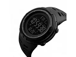 Чоловічий наручний годинник 1251 All Black Skmei acs0030834 - мініатюра 3