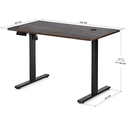 Стіл Mealux PowerDesk Energy Antique з електрорегулюванням висоти (EVO-201 Energy A/B) - мініатюра 3