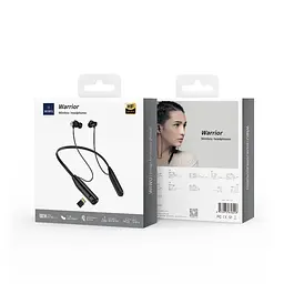 Бездротові спортивні навушники WIWU GB06 Warrior Wireless headphones Чорний - мініатюра 2