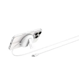 Зарядний бездротовий пристрій Belkin UltraCharge Magnetic Kickstand 15Вт, білий - мініатюра 8