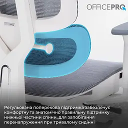 Офісне крісло OfficePro Skyline OC750-W-DG-DG (OC750-W-DG-DG) - мініатюра 7