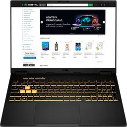 Ноутбук Asus TUF Gaming F16 FX608JMR-I7161W - i7-14650HX 16'' 165Hz 16GB 1TB Win11 RTX5060