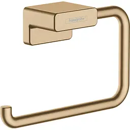 Тримач паперу Hansgrohe AddStoris Brushed Bronze 41771140 Бронза