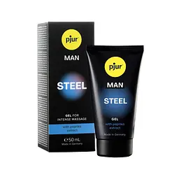 Збуджуючий гель для масажу Pjur Man Steel Ge, 50 мл - мініатюра 4