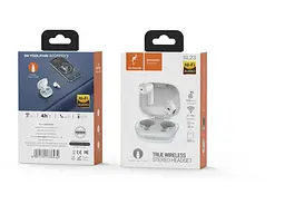 Навушники TWS SkyDolphin SL23 White (SDBTE-000181) - мініатюра 2