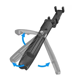 Селфі палиця штатив тринога для телефона Bluetooth з пультом Selfie Stick L01 Чорний - мініатюра 3