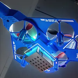Літак на радіокеруванні SCHE L0718 Blue - мініатюра 4