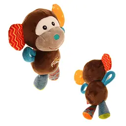 Іграшка для Собак Gigwi Plush Friendz Мавпочка з пищалкою 16х8х8 см - мініатюра 3