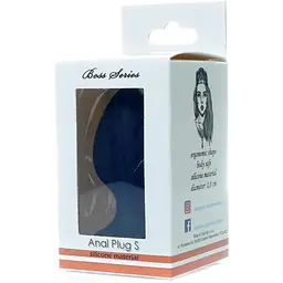 Анальний силіконовий плаг Boss Of Toys Boss Series - silicone Anal Plug S 2,8 cm, BS7800019, Чорний - мініатюра 7