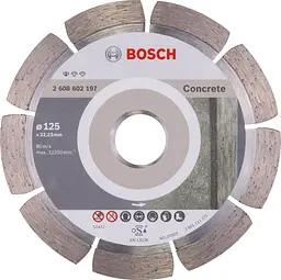 Диск алмазний Professional Standard for Concrete 125х22.23мм Bosch hoz0013954