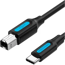 Кабель для принтера USB-C 2.0 to BM 2.0m 2.4А 480Mbps Vention (CQUBH)