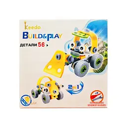 Конструктор Build&Play 2 в 1 Будівельники HANYE J-7725, 56 елемента - мініатюра 2