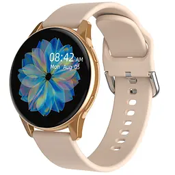 Смарт годинник T2 Pro Active 2 Bluetooth, встановлення свого фону, прийняття/здійснення дзвінків Золотий