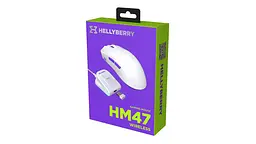 Миша бездротова Hator Hellyberry HM47 Wireless Білий/Фіолетовий (HM47_white_violet) - мініатюра 10