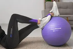 М'яч для фітнесу (фітбол) Power System PS-4013 Ø75 cm PRO Gymball Purple (PS-4013_75cm_Purple) - мініатюра 2
