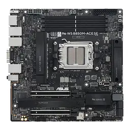 ASUS Материнська плата ASUS PRO WS B850M-ACE SE sAM5 B850 4xDDR5 M.2 HDMI DP D-Sub USB Type-C mATX