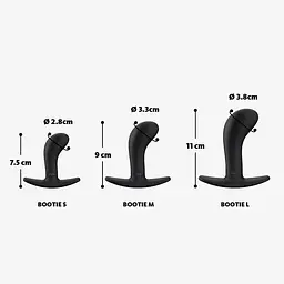 Аальна пробка Fun Factory Bootie M 9.3 см (чорний) - мініатюра 6