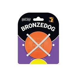 Іграшка для собак BronzeDog Superball 6 см помаранчевий