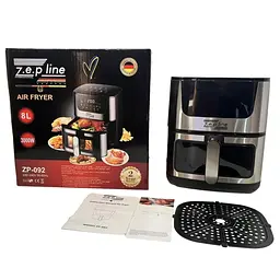 Безмасляна електрична фритюрниця Zepline 8 л 3000 Вт (41909-ZP-092_2495) - мініатюра 4