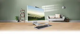 Комп'ютер персональний ASUS моноблок M3702WFAK-WA0340 27' FHD AG AMD R5-7520U 16GB F1TB UMA WiFi кл+м без ОС білий (90PT03M1-M00AP0) - мініатюра 2