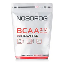Амінокислота BCAA Nosorog BCAA 2:1:1, 400 грам - Яблуко