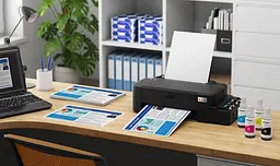 Принтер ink color A4 EcoTank L121 9_4 ppm USB 4 inks Epson teh0014846 - мініатюра 3