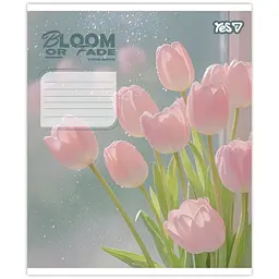 Зошит шкільний Yes Bloom or fade А5 18 аркушів лінія 25 шт. (768873) - мініатюра 3