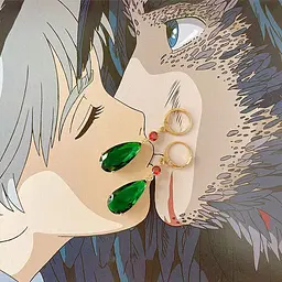 Серьги Хаула Ходячий замок Howl's Moving Castle HMC 01 - мініатюра 5