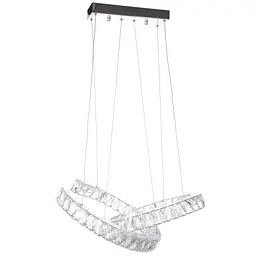 Люстра підвісна Brille кришталева LED 42W WW+NW+CW CH (BL-365S/2)