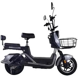 Електроскутер Двомісний Crosser CR2 (800W, 60V, 24ah графенові АБК) Сірий - мініатюра 2