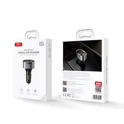 Автомобільний зарядний пристрій XO CC61 output intelligent car charger 100W - мініатюра 2