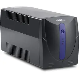 Пристрій безперебійного живлення Vinga LED 1200VA plastic case with USB (VPE-1200PU) - мініатюра 2
