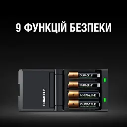 Зарядний пристрій Duracell CEF27 + AA NI-MH 1300 mAh 2шт + AAA NI-MH 750 mAh 2шт - мініатюра 3