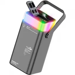 УМБ Aspiring 40000mAh Vigor 40 65W PD 2xUSB-A, 2xUSB-C, LED, Black - мініатюра 8
