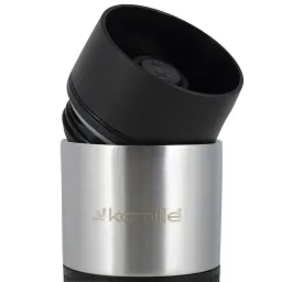 Термокухоль Kamille KM-2098 чорний 420 мл - мініатюра 5