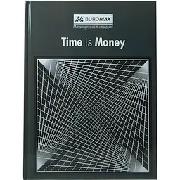 Книга обліку Buromax Time is money 96 аркушів в клітинку А4 сірий (BM.2400-109)