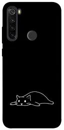 TPU чохол Demsky Lazy cat для Xiaomi Redmi Note 8T