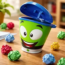 Електронна дитяча гра Скажене відро для сміття Loony Bin, Шалене відро, сміттєвий бак, від 4 років - мініатюра 4