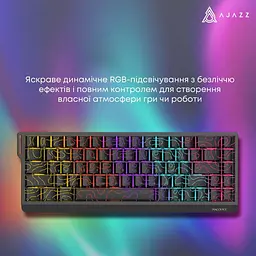 Клавіатура Ajazz NK68 V2 Red Switch (NK68-V2-R-S-W) U1 - мініатюра 13