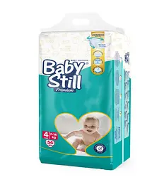 Підгузки Baby Still maxi 4 (7-14 кг) 54 шт. + Подарунок шампунь Honeywood Fruity Boom 250 мл