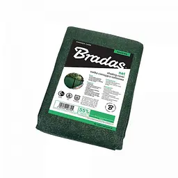 Сітка захисна Bradas затінення 55% 60 г/м² 1.5х10 м AS-CO6015010GR/P 