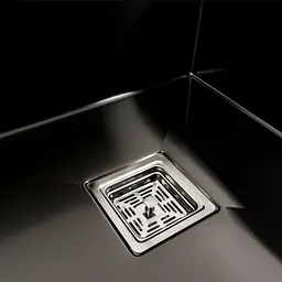 Кухонна мийка 78x50С R PVD чорна Platinum Handmade (поглиблена полиця, 3.0/1.0 мм), Чорний - мініатюра 6