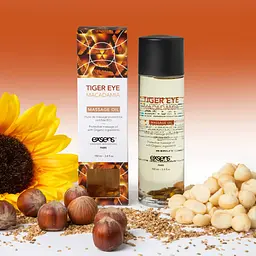 Масажна олія Exsens Tiger Eye Macadamia (захист з тигровим оком) - мініатюра 5