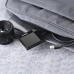 Card Reader USB 3.0 SD/TF/CF/MS 4 в 1 кабель 0.5м CR125 Ugreen - мініатюра 5
