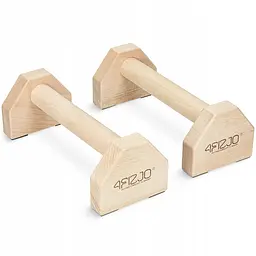Упори для віджимань (паралетси) 4FIZJO 30 см дерев'яні (P-5905973407052)