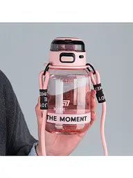 Пляшка KITE для води 700 мл рожево-сіра (K25-1218-3) - мініатюра 5
